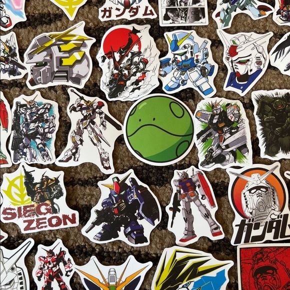 Gundam 40 pcs Sticker Set Japanese Animeππππ - Picture 7 of 7